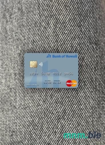 Samoa bank of Hawaii wygląd zdjęcia mastercard skan PSD + zdjęcie